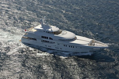 Mega-yacht da crociera - HUNTRESS - Lurssen Yachts - con cabina di pilotaggio