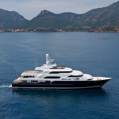 Mega-yacht di lusso da crociera - HORIZONS III - Lurssen Yachts - raised pilothouse / con scafo dislocante