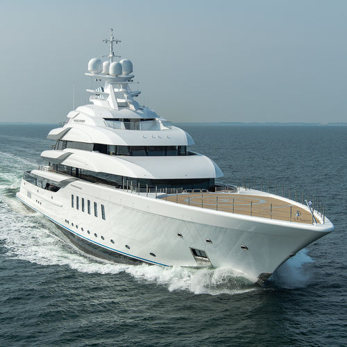 Mega-yacht da crociera - MADSUMMER - Lurssen Yachts - raised pilothouse / con piscina / con eliporto