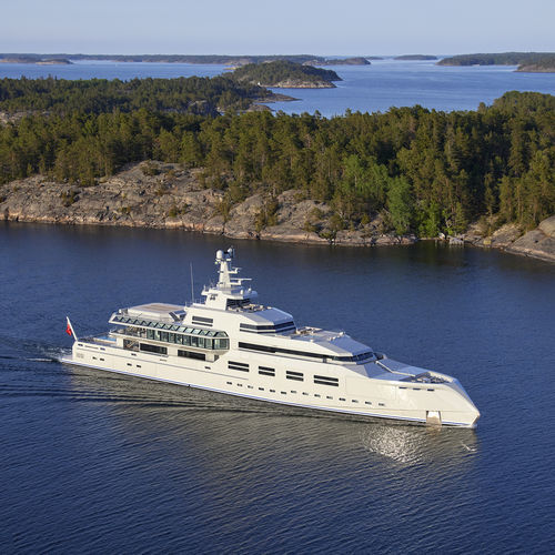 Mega-yacht da crociera - NORN - Lurssen Yachts - raised pilothouse / con eliporto