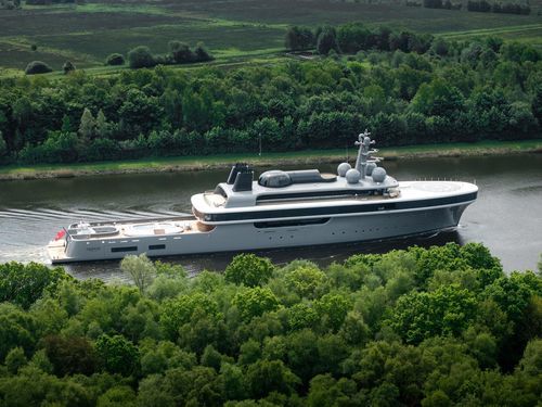 Mega-yacht da crociera - Nausica&auml; - Lurssen Yachts - per spedizione / per spedizioni / raised pilothouse
