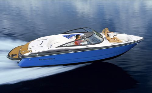 Runabout entrobordo - 224FS - Monterey Boats - con dual console / bow-rider / open