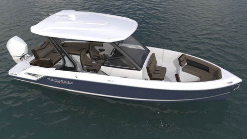 Runabout fuoribordo - ELITE 27 OB - Monterey Boats - con dual console / bow-rider / open