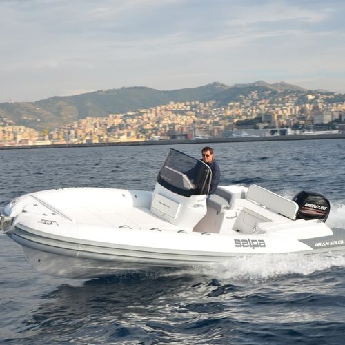 Gommone fuoribordo - Soleil 23 - Nautica Salpa - semirigido / con console centrale / open
