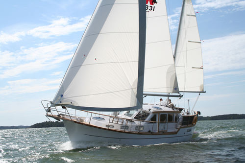 Barca a vela motorsailer - 331 - Nauticat - da crociera / con 1 cabina