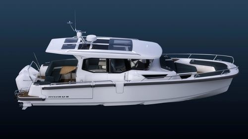 Cabinato entrobordo - Coup&eacute; 35 - Nimbus - fuoribordo / bimotore / con cabina di pilotaggio