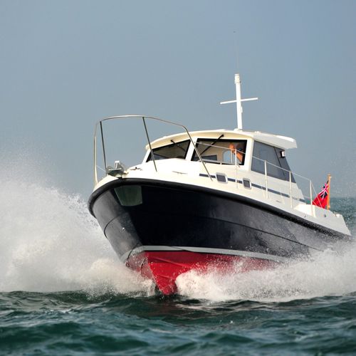 Barca da pesca e diporto entrobordo - Pilot House 25 - Orkney Boats - con cabina di pilotaggio / con 2 cuccette