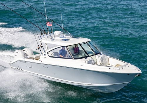 Cabinato fuoribordo - DC 306 - Pursuit Boats - bimotore / hard-top / open