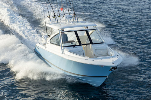 Runabout fuoribordo - DC 286 - Pursuit Boats - bimotore / open / con dual console