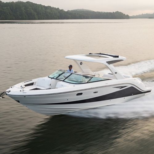 Runabout entrofuoribordo - SLX 310 - Sea Ray - bimotore / con dual console / bow-rider