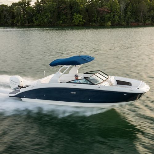 Deck boat fuoribordo - SDX 270 OB - Sea Ray - con dual console / open / bow-rider