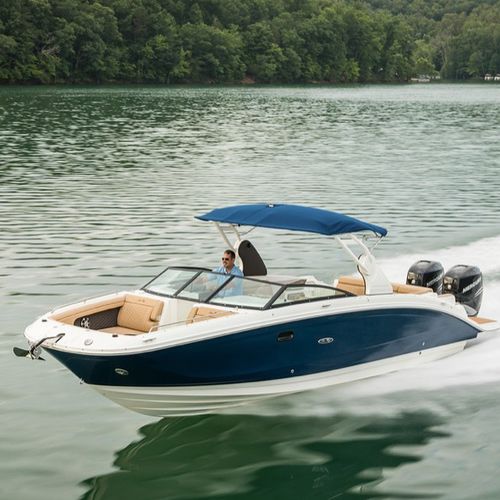 Runabout fuoribordo - SDX 290 OB - Sea Ray - bimotore / con dual console / bow-rider