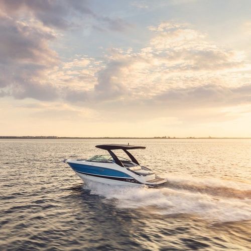 Runabout entrobordo - SLX 260 - Sea Ray - con dual console / bow-rider / open