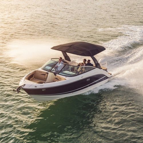 Runabout fuoribordo - SLX 260 OB - Sea Ray - con dual console / bow-rider / open