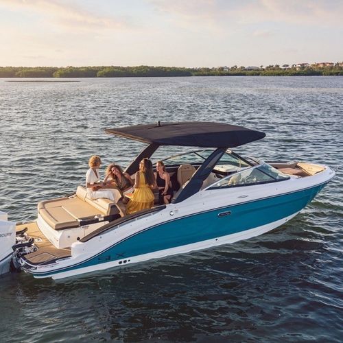 Cabinato fuoribordo - SLX 280 OB - Sea Ray - bimotore / open / con dual console
