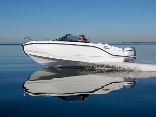 Day cruiser fuoribordo - PUMA BR - Silver - open / con dual console / bow-rider
