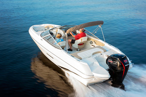 Runabout fuoribordo - 204LR - Stingray Boats - con dual console / bow-rider / da sci nautico