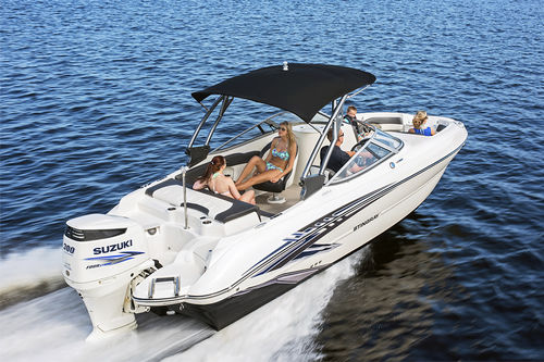 Deck boat fuoribordo - 234LR - Stingray Boats - con dual console / da wakeboard / da sci nautico