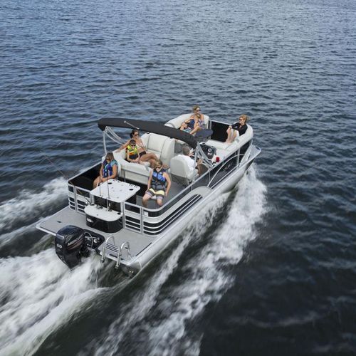 Pontoon boat fuoribordo - 8522 Party Fish LE - Sylvan Pontoons - da pesca sportiva / max. 12 persone