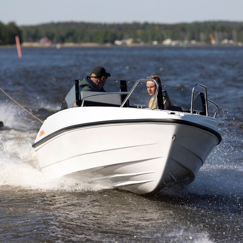 Runabout fuoribordo - 480  - Terhi Oy - con dual console / open / da sci nautico