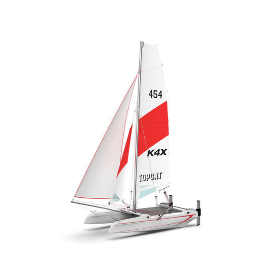 Catamarano sportivo da turismo - K4X - Topcat - da regata / per scuola / singolo