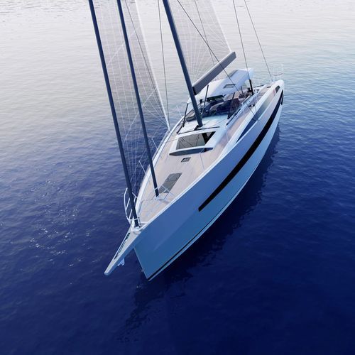 Sailing-yacht da crociera - 55 - Wauquiez - con 2 cabine / con pozzetto centrale / a doppio timone