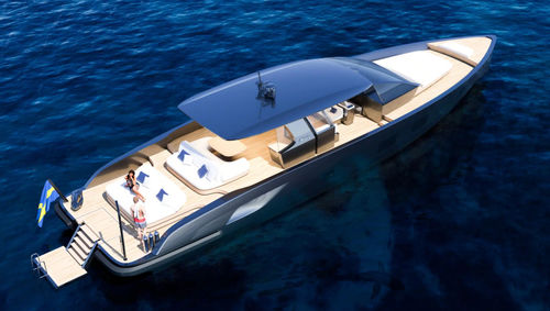 Motor-yacht da crociera - SR77 - Windy - rapido / moderno / con fly chiuso