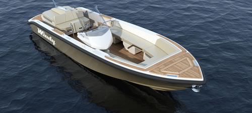 Tender per yacht entrobordo - SR26 - Windy - monomotore / con console laterale / open
