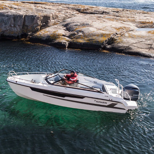 Runabout fuoribordo - 63 BR - Yamarin - con dual console / bow-rider / open