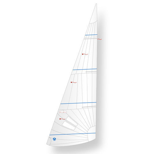 Fiocco - LM-6R - North Sails Sailmaking - per barca a vela monotipo / taglio radiale / in poliestere
