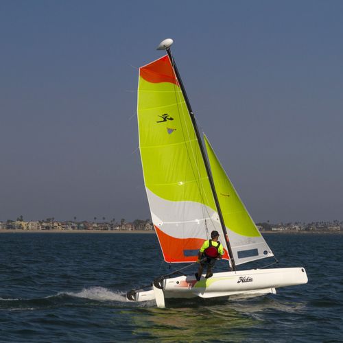 Catamarano sportivo da turismo - T1  - Hobie Cat USA - per scuola / multiplo / con trapezio singolo