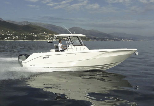 Barca open fuoribordo - OSIA 315 - Capelli - bimotore / con console centrale / da pesca sportiva