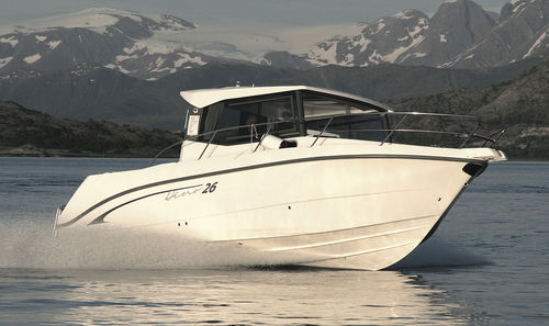 Cabin-cruiser fuoribordo - DINO 26 - Capelli - con cockpit chiuso / da pesca sportiva / max. 8 persone