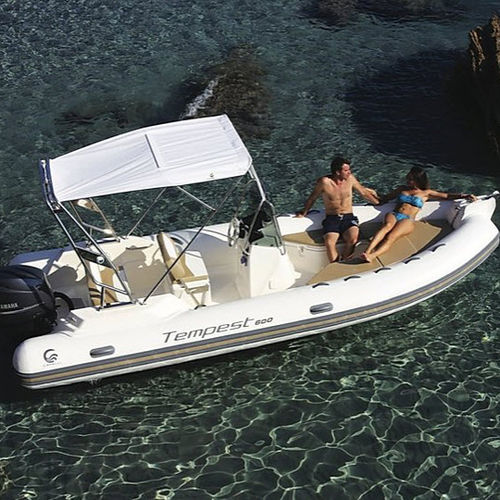 Gommone fuoribordo - TEMPEST 600 - Capelli - semirigido / con console centrale / open