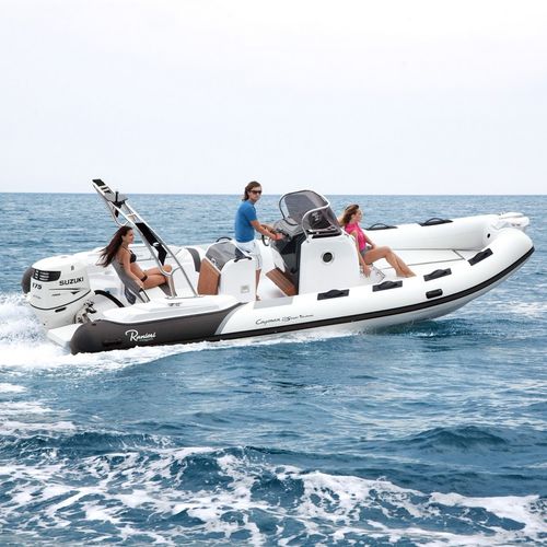 Gommone fuoribordo - CAYMAN 23 - Ranieri International - semirigido / con console centrale / open