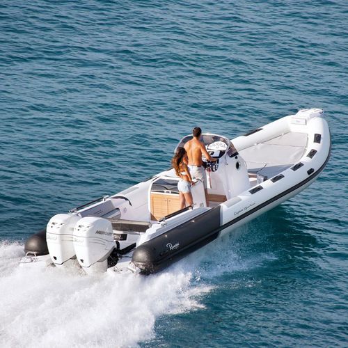 Gommone fuoribordo - CAYMAN 31  - Ranieri International - bimotore / semirigido / con console centrale
