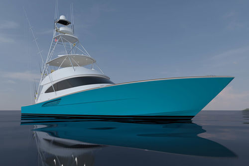 Motor-yacht da pesca sportiva - 70 C - Viking Yachts - da crociera d'altura / convertibile / con fly