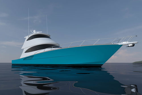 Motor-yacht da pesca sportiva - 70 EB - Viking Yachts - moderno / con fly chiuso / con deck saloon