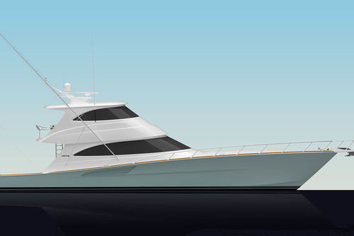 Motor-yacht da crociera - 74 EB - Viking Yachts - da crociera d'altura / convertibile / con fly chiuso