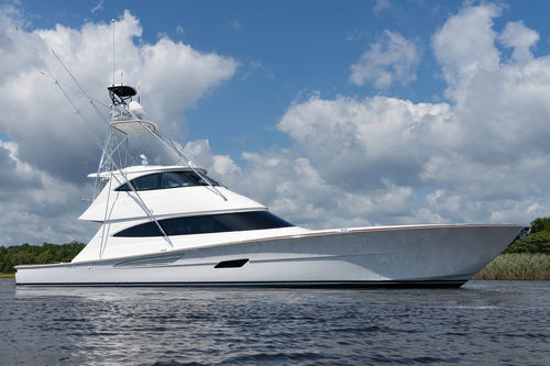 Motor-yacht da crociera - 82 EB - Viking Yachts - convertibile / con fly chiuso / entrobordo