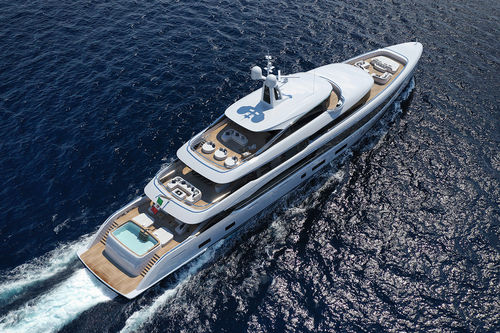 Mega-yacht da crociera - B.NOW 60M - Benetti - raised pilothouse / a prua verticale / con piscina
