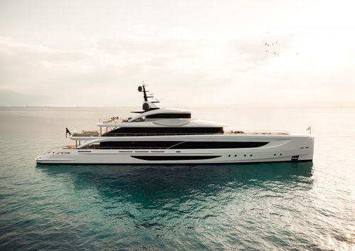 Mega-yacht da crociera - B.CENTURY 55M - Benetti - raised pilothouse / con 7 cabine / in acciaio