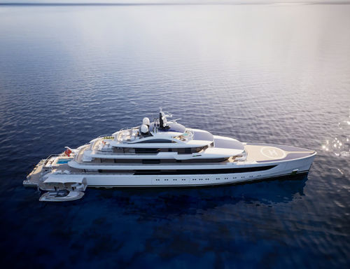 Mega-yacht da crociera - LIFE  - Benetti - raised pilothouse / con 7 cabine / in acciaio