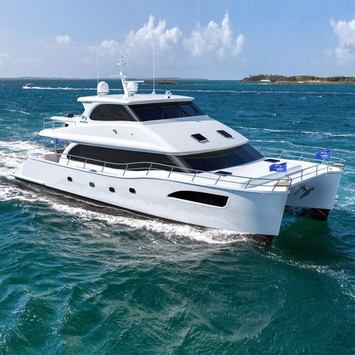 Motor-yacht catamarano a motore - PC65 - Horizon - da crociera / con fly chiuso / con 3 cabine