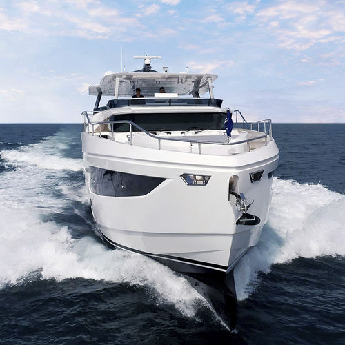 Motor-yacht da crociera - FD75 - Horizon - con fly / raised pilothouse / con 4 cabine