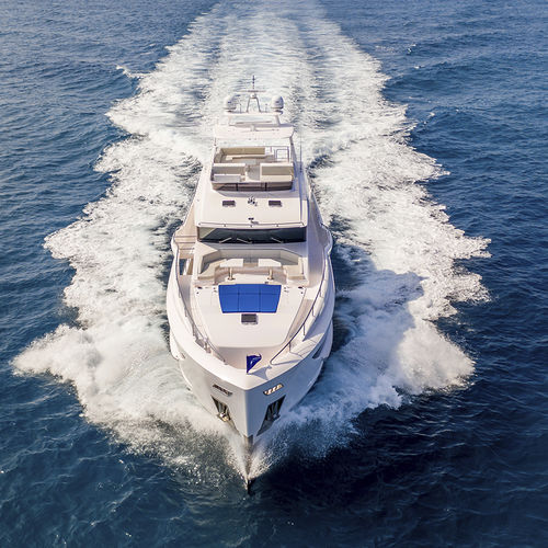 Super-yacht da crociera - FD100 Tri-deck - Horizon - con fly / con cabina di pilotaggio / con 7 cabine