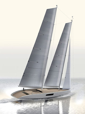 Sailing-superyacht di lusso da crociera - 44M SCHOONER - Derecktor - con poppa aperta / sloop / goletta