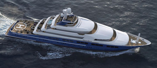 Mega-yacht da crociera - 86 M - Derecktor - raised pilothouse / con eliporto / con ponte di poppa multifunzione