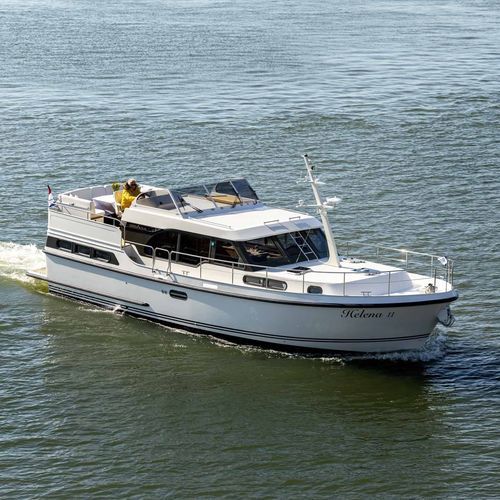 Cabinato entrobordo - 40 SL AC - Linssen Yachts B.V. - con fly / in acciaio / con 2 cabine