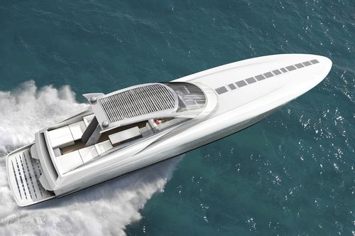 Motor-yacht ad alta prestazione - 70' - Magnum Marine - soft-top / con 2 cabine / con scafo planante